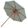 Messina parasol Ø300 Light Apricot/Dark Green