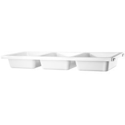 Bowl Shelf opbergbak 78 x 30 cm wit plastic