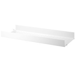 Metal shelf high edge 78x30 1-pack wit