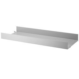 Metal shelf high edge 78x30 1-pack grijs