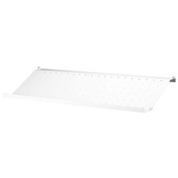 Shoe shelf metal 78x30 1-pack wit