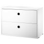 Cabinet with two drawers 58 x 30 x 42 cm wit