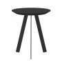 New Co coffee table 40 zwart onderstel, zwarte lak