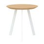 New Co coffee table 50 wit onderstel, naturel 3062