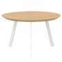 New Co coffee table 70 wit onderstel, naturel 3062