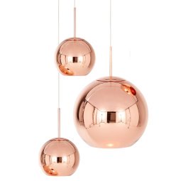 Copper Trio 3 cluster hanglamp LED Ø78 koper