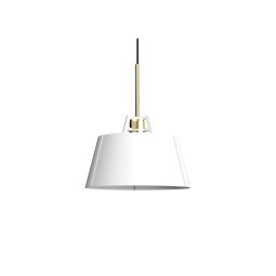 Bella hanglamp Ø27 messing fitting Pure White