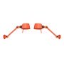 Bolt Bed Sidefit wandlamp install set van 2 Striking Orange