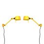 Bolt Bed Sidefit wandlamp met stekker set van 2 Sunny Yellow