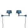 Bolt Bed Underfit wandlamp met stekker set van 2 Thunder Blue