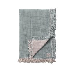 Cotton Throw SC33 plaid 260x260 Sage 