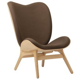 A Conversation Piece Tall fauteuil naturel eiken, Mocca