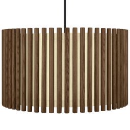 Komorebi hanglamp large donker eiken Circle Ø45