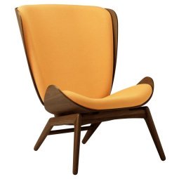 The Reader fauteuil donker eiken, Tangerine