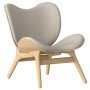 A Conversation Piece Low fauteuil naturel eiken, White Sands