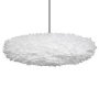 Eos Esther hanglamp large 75x49 zwart snoer, wit