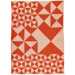 Mirror Throw plaid 198x130 oranje