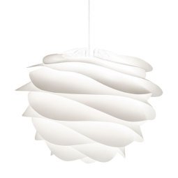 Carmina Medium hanglamp Ø48 wit, wit snoer