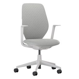 ACX Soft fixed bureaustoel grijs onderstel Stone Grey