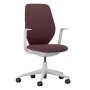 ACX Soft fixed bureaustoel grijs onderstel Dark Red