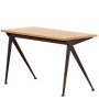 Compas Direction bureau 125x60 geolied eiken, chocolade 