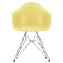 Eames DAR stoel verchroomd onderstel, Citron