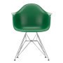 Eames DAR stoel verchroomd onderstel, Emerald