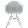 Eames DAR stoel verchroomd onderstel, Light Grey