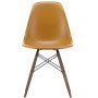 Eames DSW Fiberglass stoel esdoorn donker, ochre dark