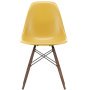 Eames DSW Fiberglass stoel esdoorn donker, ochre light