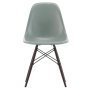 Eames DSW Fiberglass stoel esdoorn donker, sea foam green