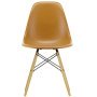 Eames DSW Fiberglass stoel geelachtig esdoorn, ochre dark