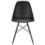 Eames DSW stoel donker esdoorn onderstel, Deep Black