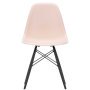 Eames DSW stoel zwart esdoorn onderstel, Pale Rose