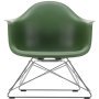 Eames LAR loungestoel verchroomd onderstel, Forest