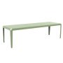 Bended tuintafel 270x90 Pale Green