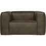 Bean fauteuil leer army