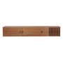 Array low dressoir wandbevestiging 150 walnut veneer oak