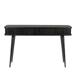 Barbier sidetable console tafel zwart