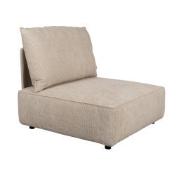 Hunter Loveseat fauteuil met rug sand