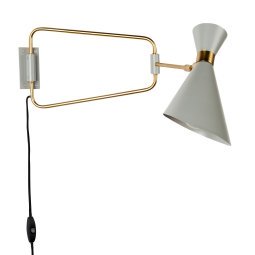 Shady wandlamp grijs