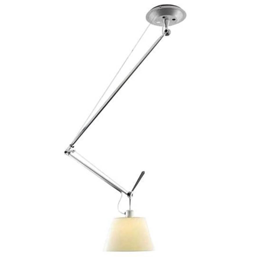 Artemide Tolomeo Decentrata hanglamp 32cm perkament | Flinders