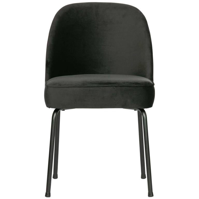 BePureHome Vogue stoel fluweel zwart | Flinders