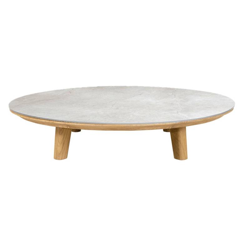 Cane-Line Aspect salontafel 144 rond tafelblad keramiek grijs | Flinders