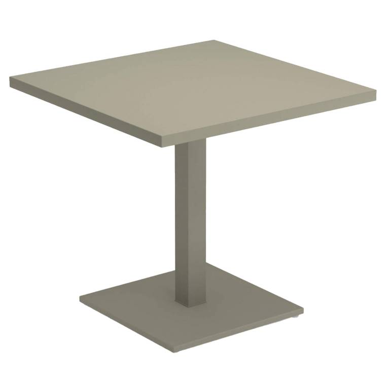 Emu Round tuintafel vierkant 80x80 grijs/groen | Flinders