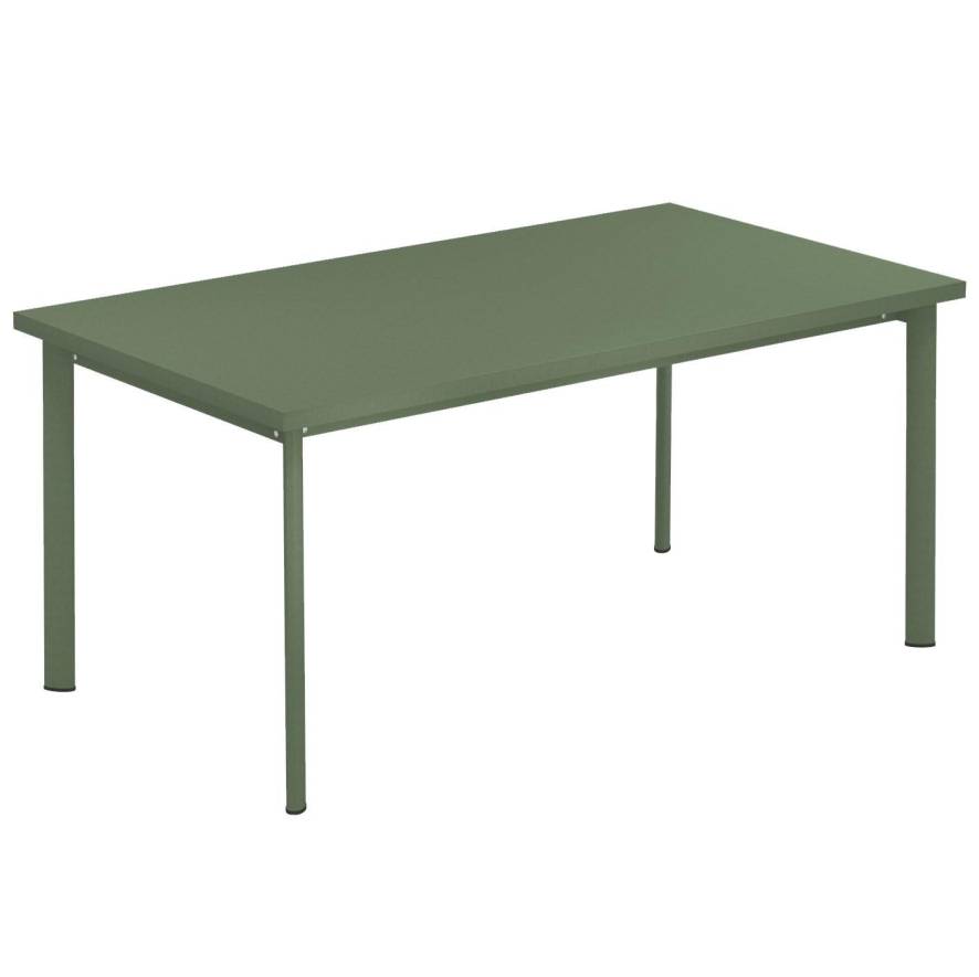 Emu Star tuintafel rechthoek 160x90 military groen | Flinders