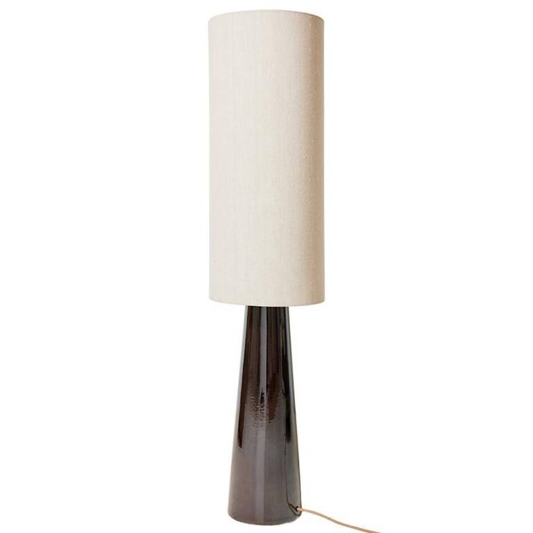 Overeenkomend moed Peer HKliving Cone vloerlamp XL brown kap natural XL | Flinders