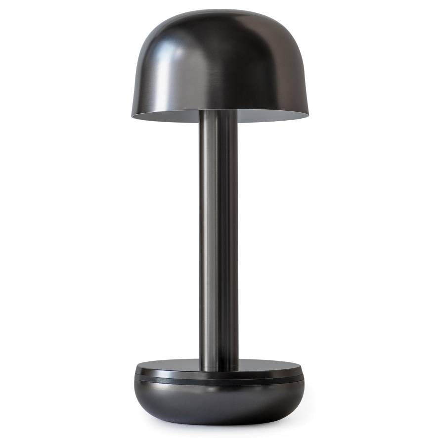 Humble Two tafellamp LED oplaadbaar donker titanium | Flinders