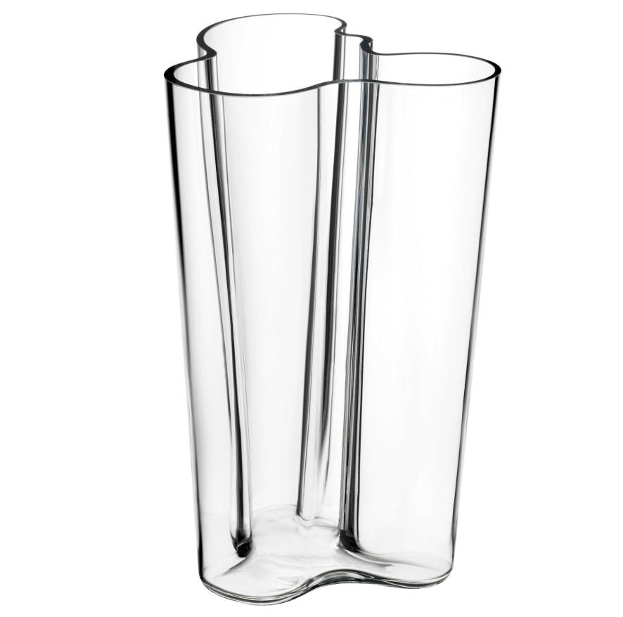 klep wees gegroet mild Iittala Alvar Aalto vaas 25cm helder | Flinders