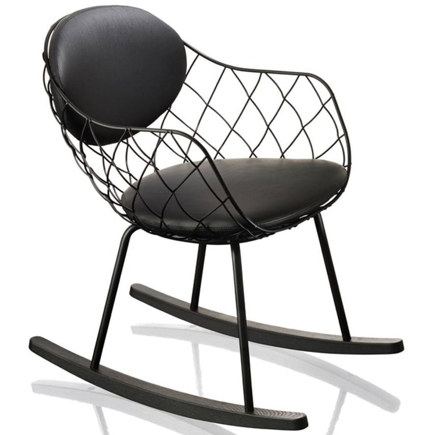 Magis Piña Rocking Chair schommelstoel zwart | Flinders